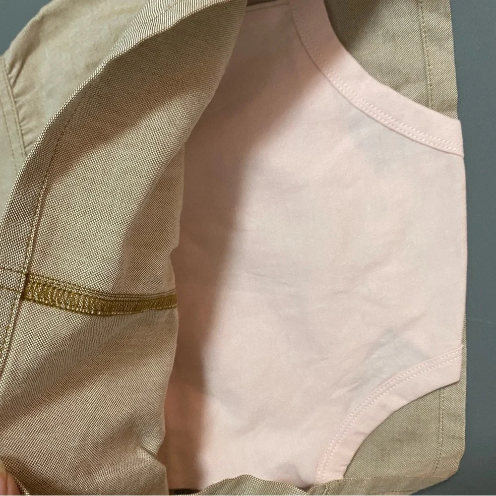 Carhartt Baby Overalls with Pink Shirt
